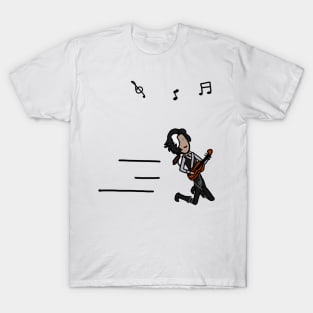 D.M. Plays Violin Cartoon 2 T-Shirt